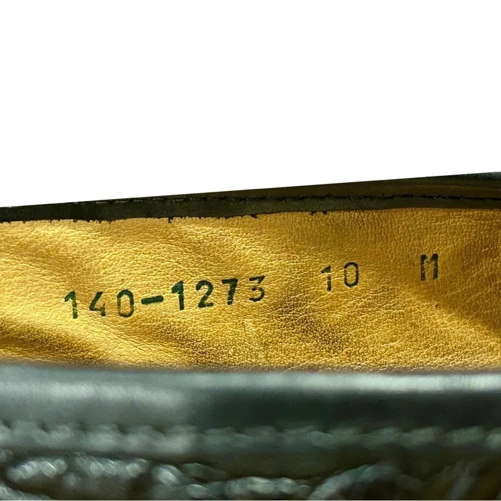 Zelli Genuine Crocodile Loafers | Handcrafted in Italy | Size 10 M